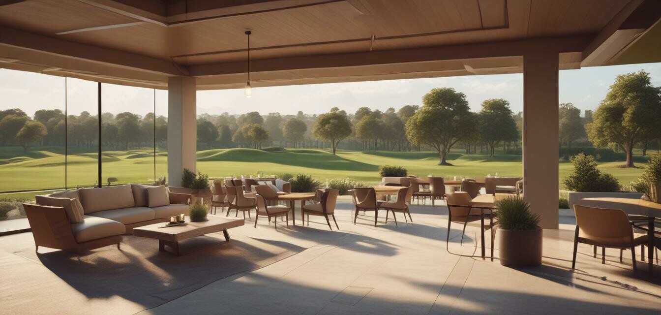 Golf clubhouse