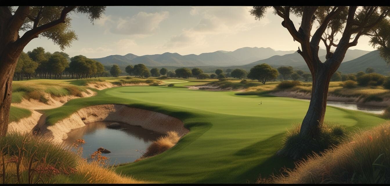 Golf course promoting biodiversity