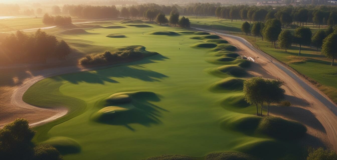 Golf course building process