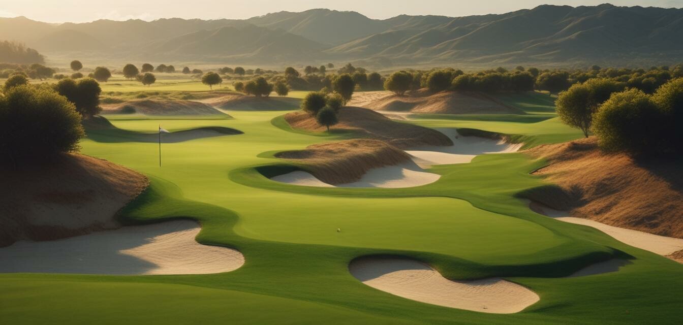 Golf course design