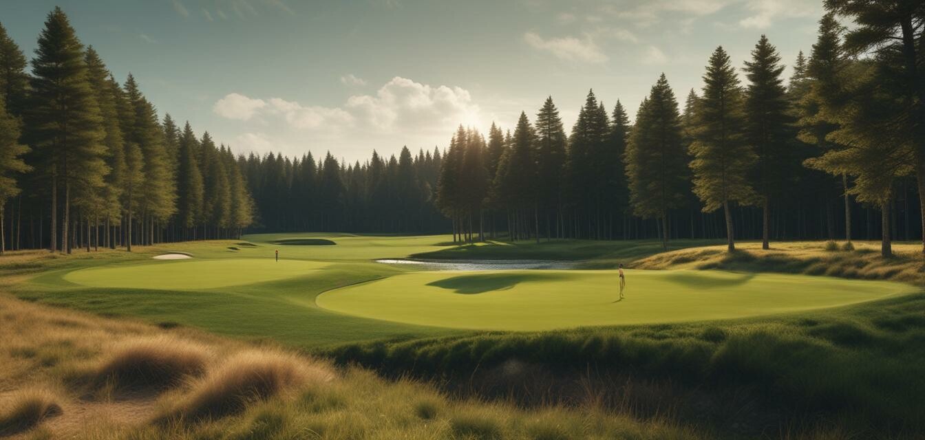 Golf course forest