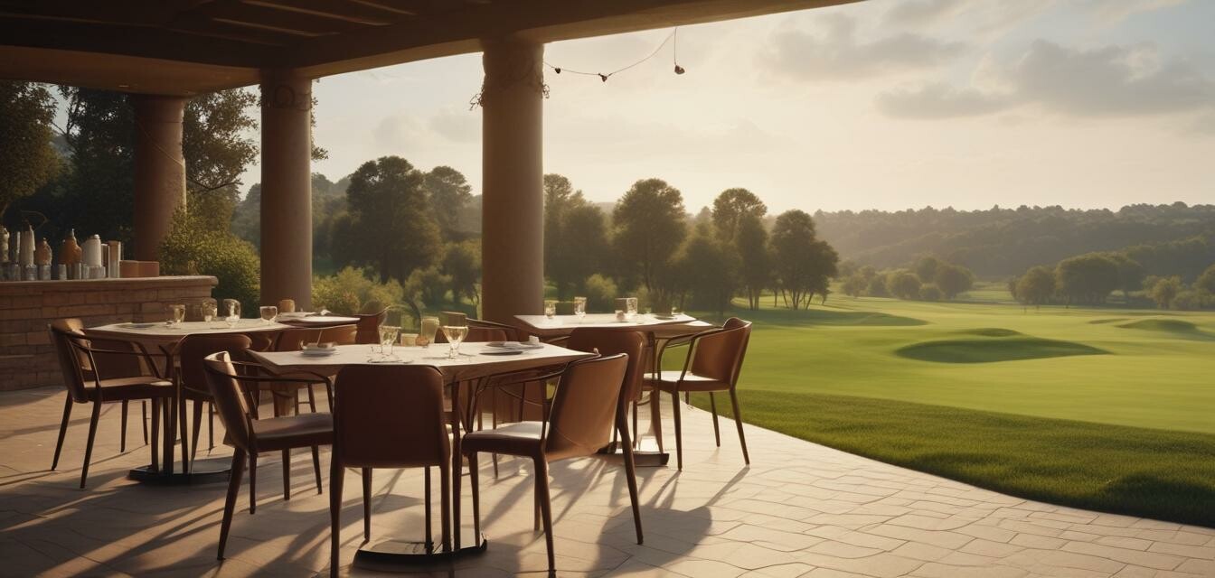 Golf course restaurant image