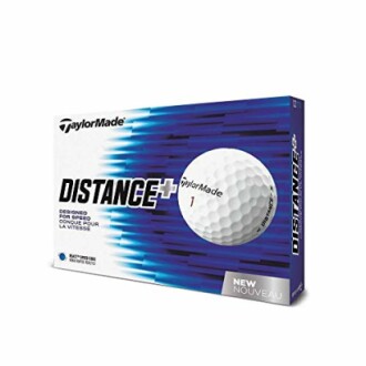 TaylorMade Distance Plus golf balls packaging.